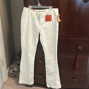 NWT mossimo white bootcut jeans